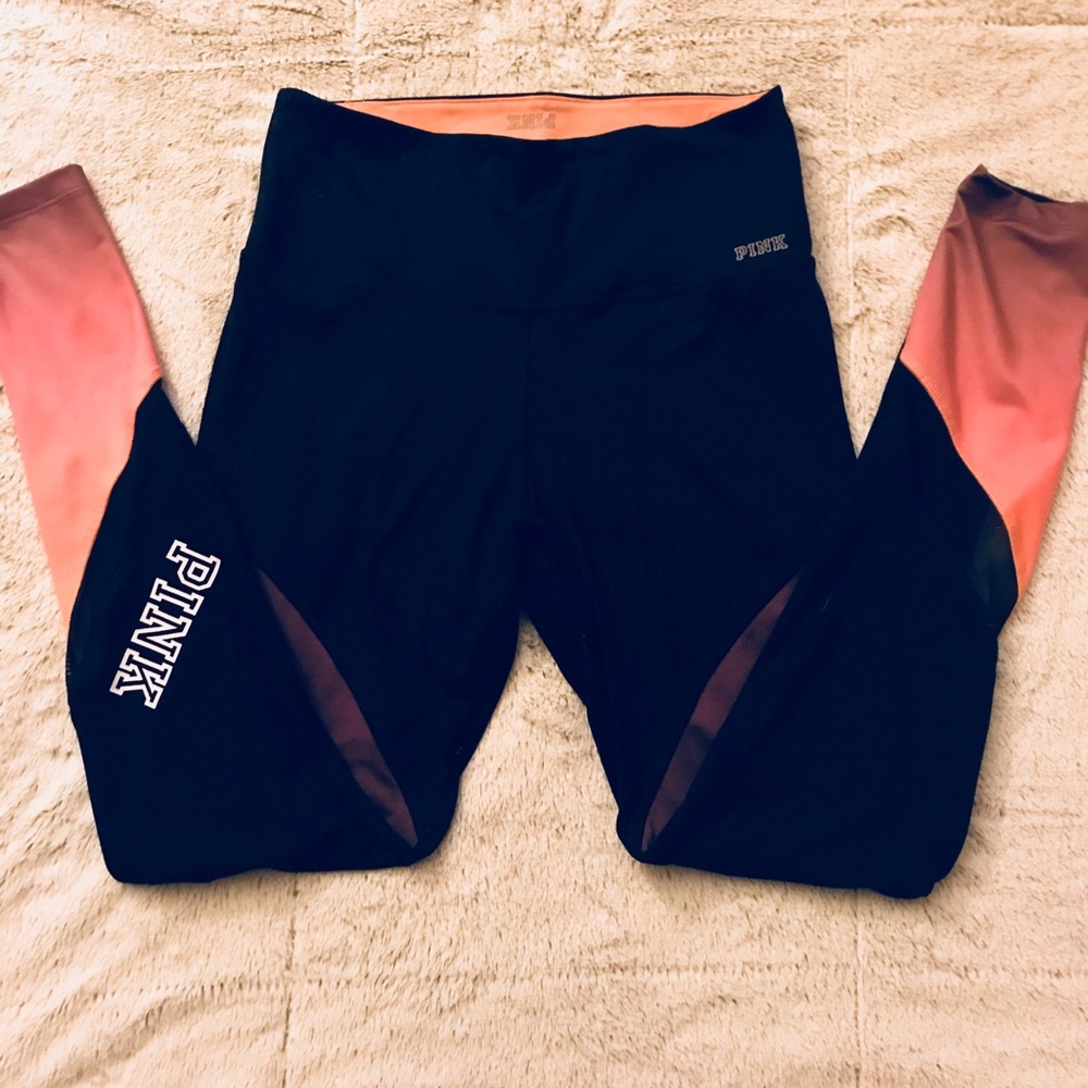 Pink Ombré High-waist Leggings 💗💜🖤